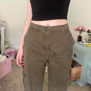 olive green cargo pants